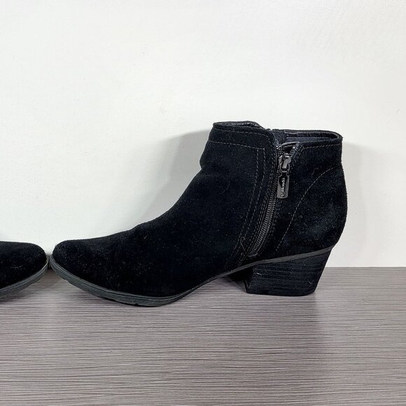 Blondo Valli Waterproof Bootie, Black Suede, Womens Size 9 M - Picture 8 of 12